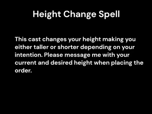 Change Your Height Spell Become Taller or Shorter - Julian Sage - Image 2