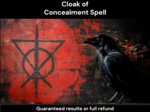 Cloak of Concealment Spell - Cloaking Spell - Be undetected by magic - Samira Raven