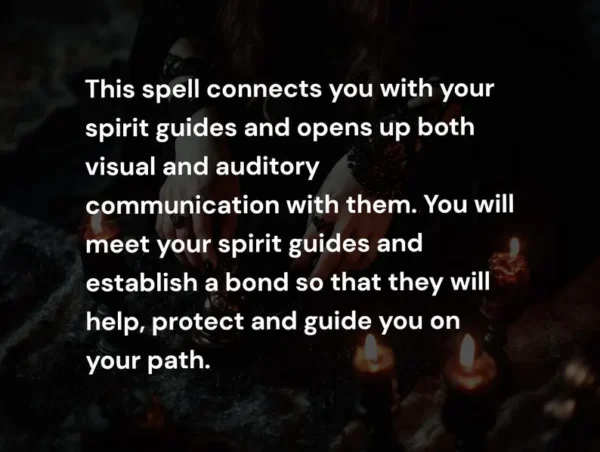 Spirit Guides Spell - Guides Connection , Connect With Your Spirit Guides - Luna Solomonis - Image 2