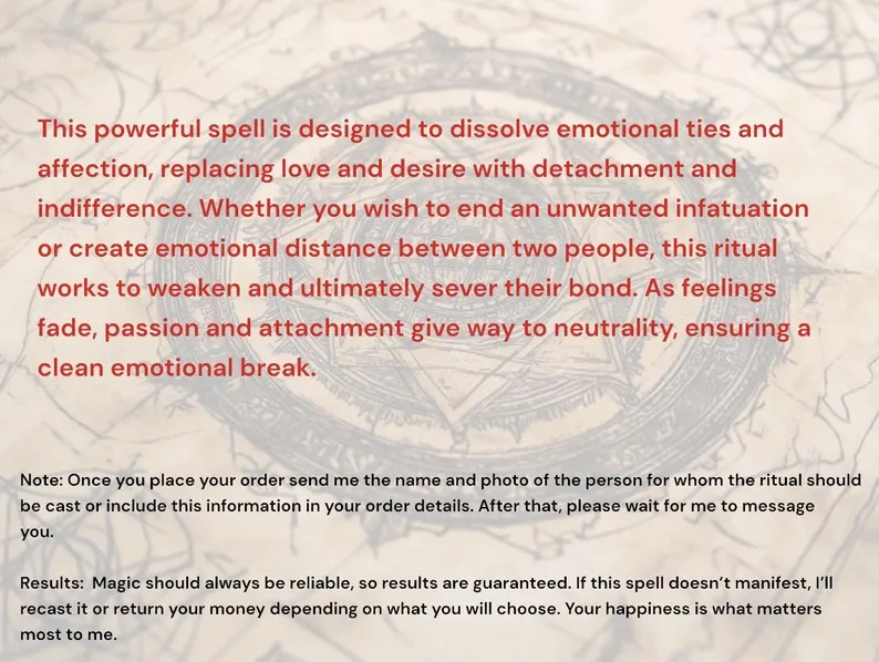 Stop Their Love Make Them Not Love Each Other Spell Separation Break Up Magic - Mimi Zofia - Image 2