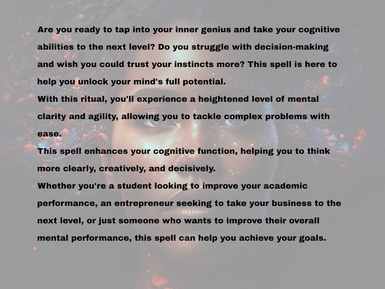 Supreme Intelligence Spell – Anakaspi - Image 2