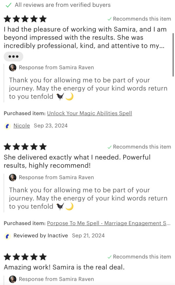 Ask Me For Forgiveness Spell - Apologize Now Spell - Samira Raven - Image 8