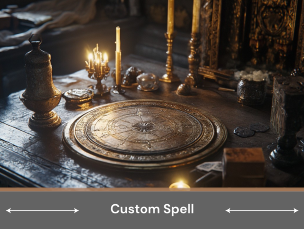 Custom Spell Personalized Ritual Magic - Salem Arcane