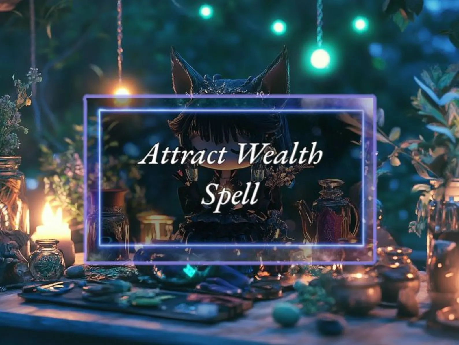 Attract Wealth Spell Financial Manifestation Magic - Power of Three Coven