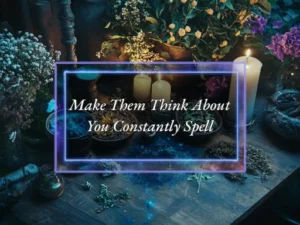 Make Them Think About You Constantly Spell - Power of Three Coven