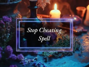 Stop Cheating Spell Powerful Loyalty Magic - Power of Three Coven