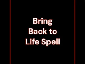 Bring Back To Life Return From The Dead Black Magic or White Magic - Black Moon Temple