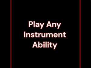 Play Any Instrument Ability Black Magic or White Magic - Black Moon Temple