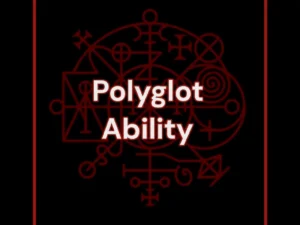 Polyglot Ability Speak Any Language Black Magic or White Magic - Black Moon Temple