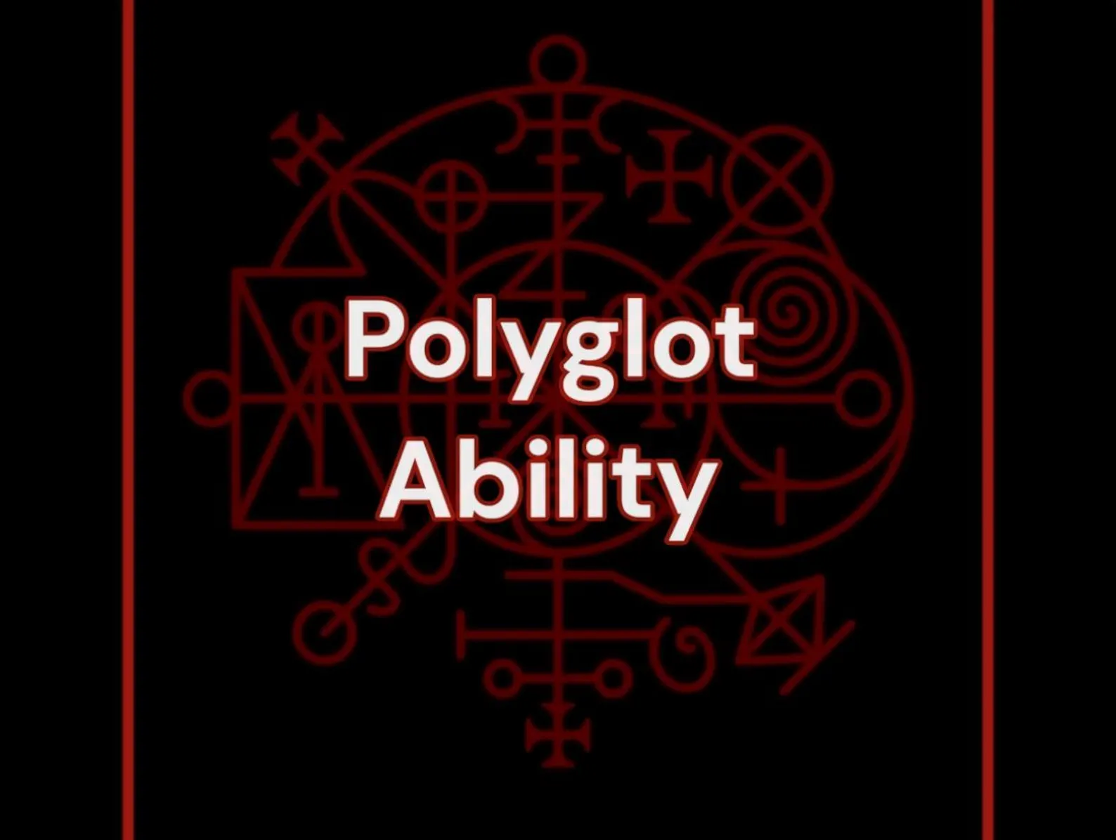 Polyglot Ability Speak Any Language Black Magic or White Magic - Black Moon Temple