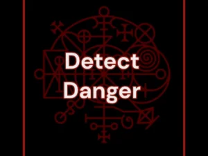 Ability to Detect Danger Black Magic or White Magic - Black Moon Temple