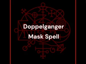Doppelgänger Mask Copy Their Face Black Magic or White Magic - Black Moon Temple