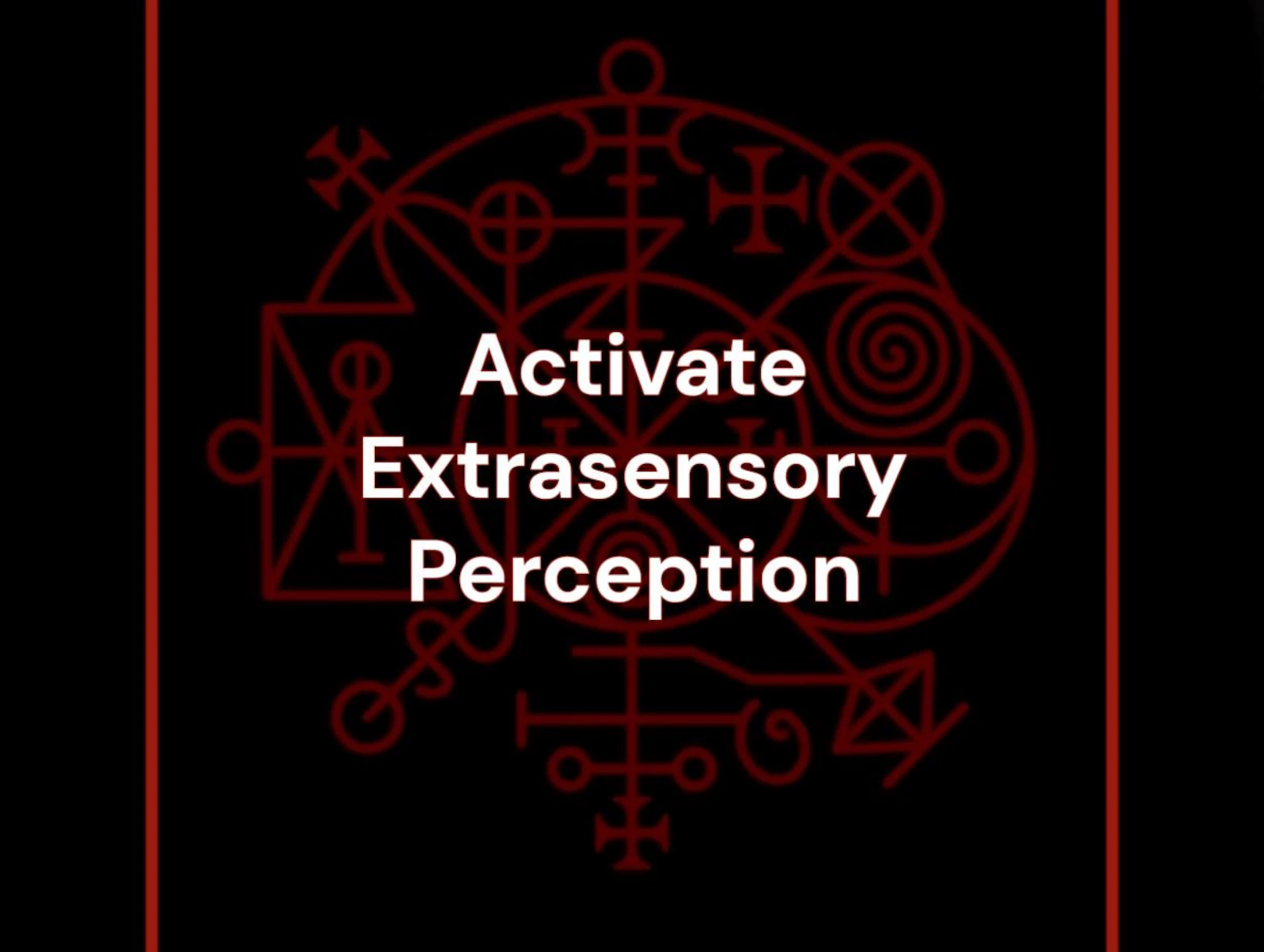 Activate Extrasensory Perception ESP Black Magic White Magic - Black Moon Temple