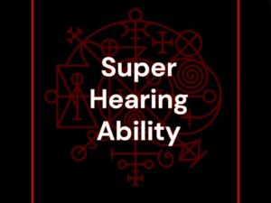 Supreme Hearing Ability Super Hearing Black Magic White Magic - Black Moon Temple