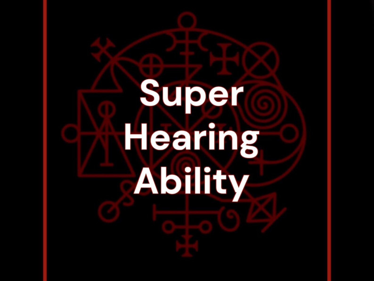 Supreme Hearing Ability Super Hearing Black Magic White Magic - Black Moon Temple