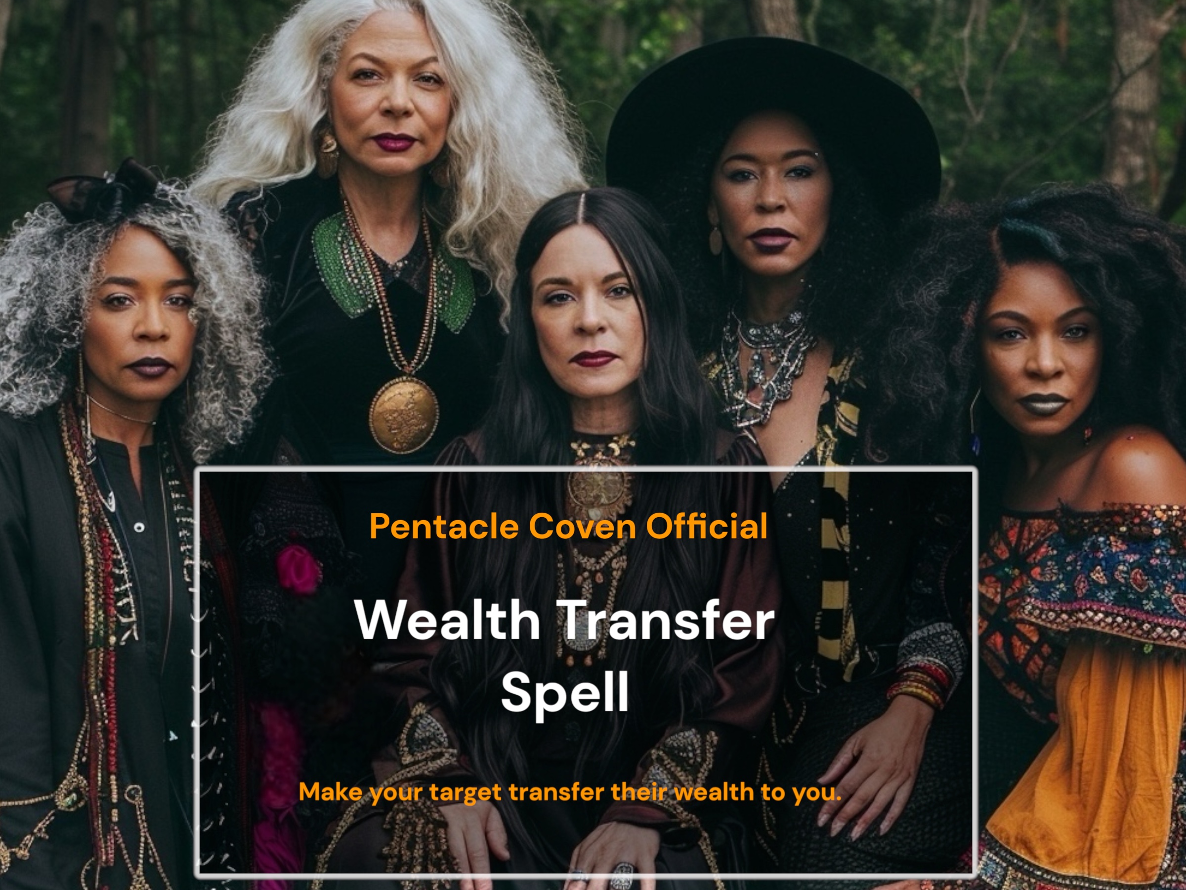 Wealth Transfer Spell - The Pentacle Coven