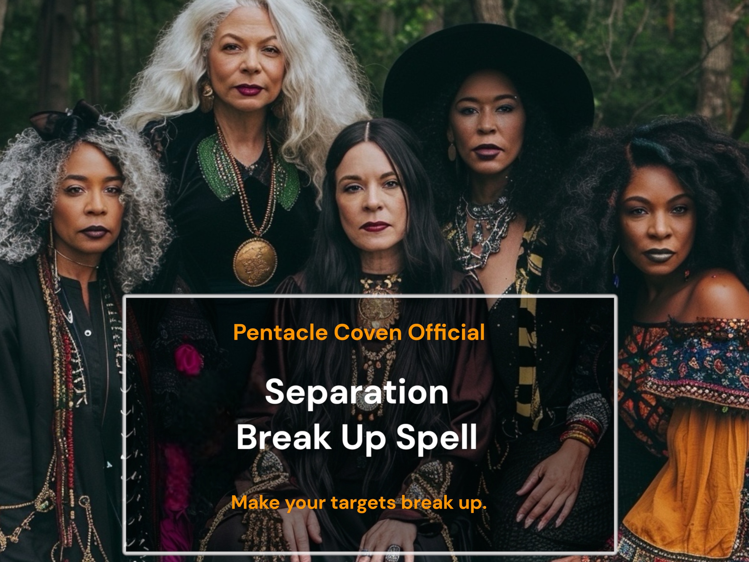 Separation Break Up Spell - The Pentacle Coven